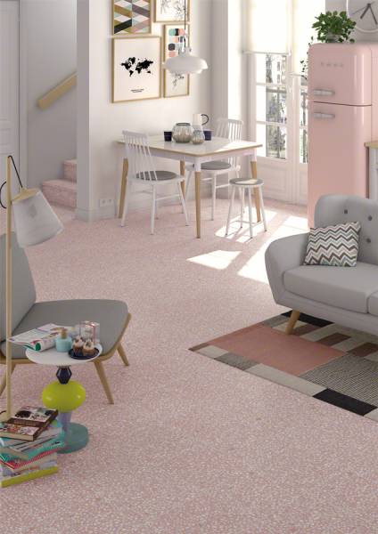 carrelage terrazzo rose TER-VI05