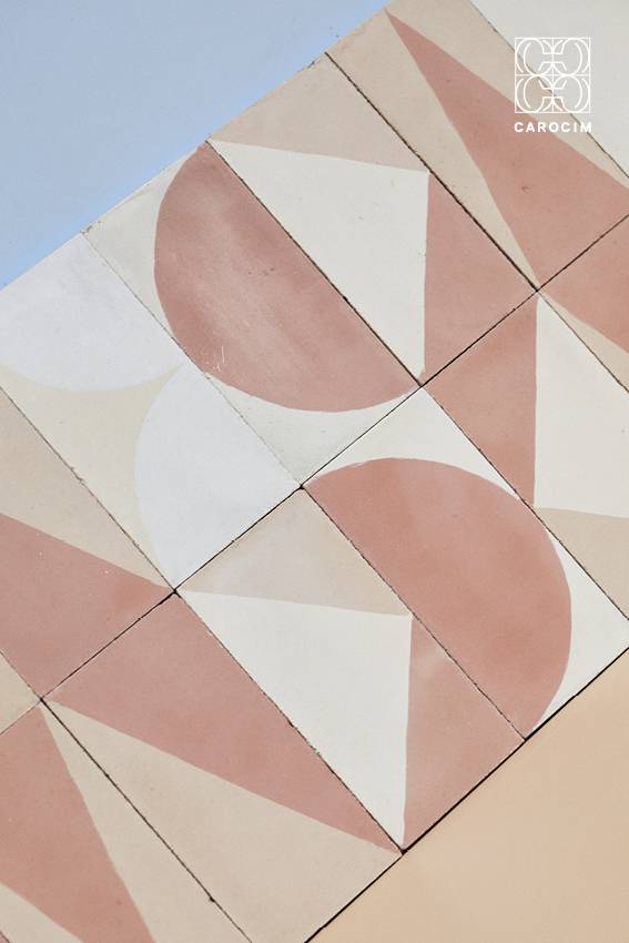 Carreau de ciment authentique moderne CIM-CC01