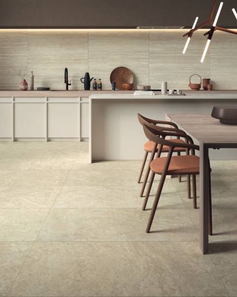 CAS01 travertin beige carrelage 100x100