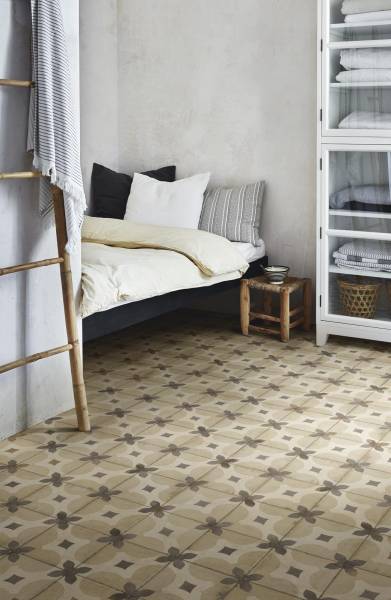 Carreau de ciment en céramique motif CIM-RA03