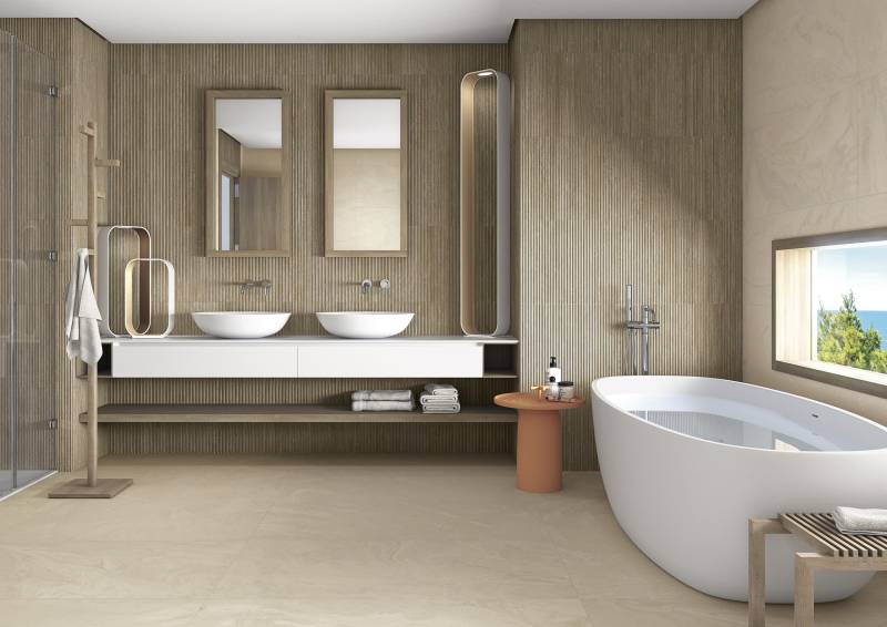 Faience effet bois salle de bains FA-VI01