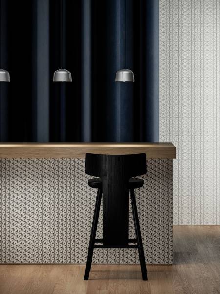 Mosaïque murale pré-incisée pour joints colorés