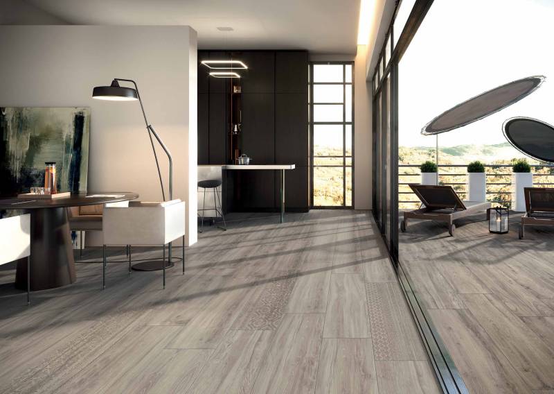 Carrelage intérieur extérieur effet parquet EFB-CA01