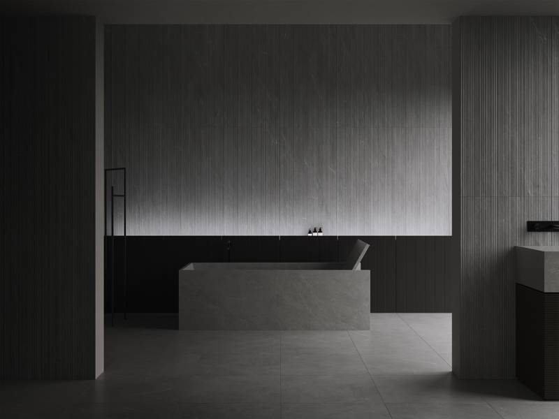 Faience reliefs 3D fins