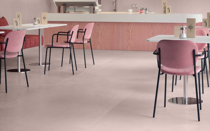 céramique béton ciré rose BEC-FO04